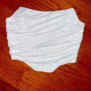 White tube top corset ☁️